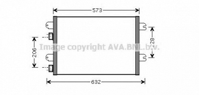 AVA QUALITY COOLING rt5317 -  Конденсатор, кондиционер